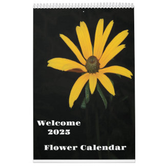 Calendrier fleur et nuit 2025