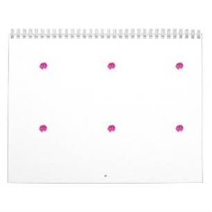 Calendrier Fleur rose avec taches noires sur ses pétales, spe