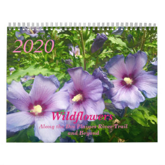 Calendrier fleur sauvage 2020