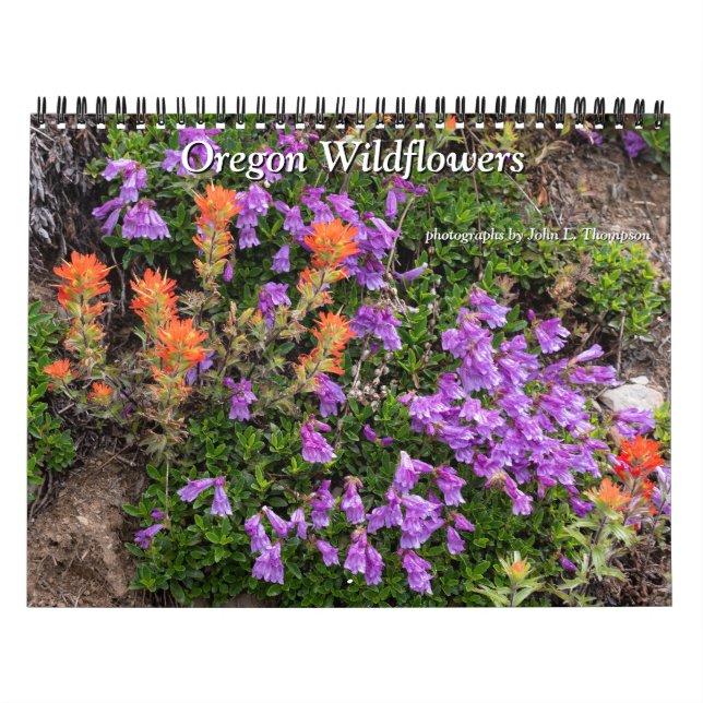 Calendrier Fleur sauvage de l'Oregon (Protection)