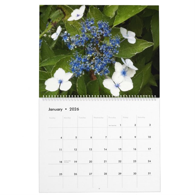 Calendrier Fleurs (Jan 2026)