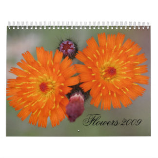 Calendrier Fleurs 2009