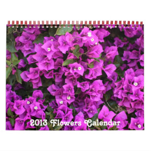 Calendrier Fleurs 2013