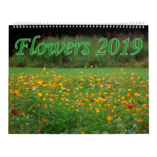 Calendrier Fleurs 2019