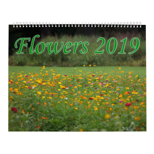 Calendrier Fleurs 2019 (Protection)