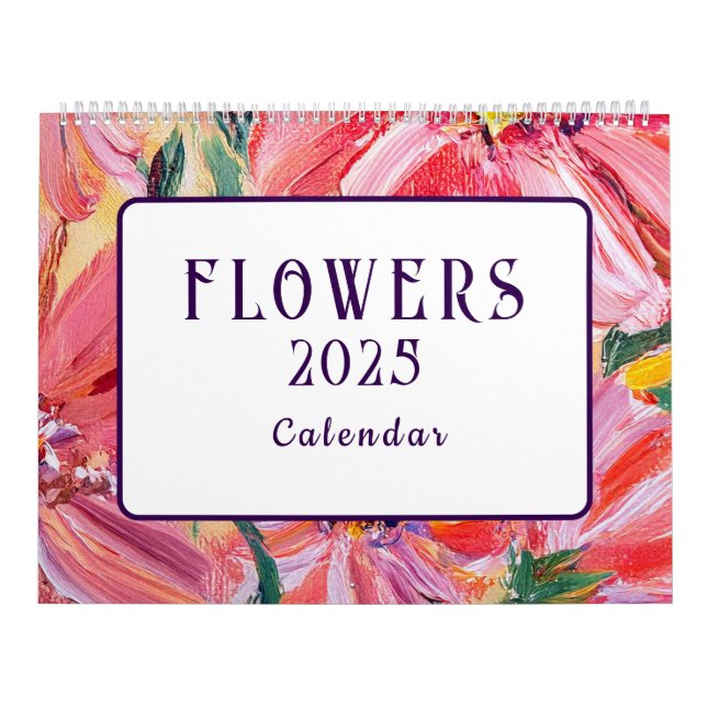 Calendrier Fleurs 2025 (Protection)