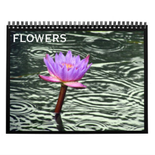 Calendrier fleurs 2026