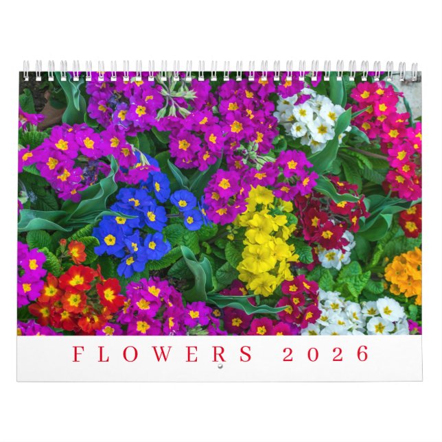 Calendrier Fleurs 2026 (Protection)