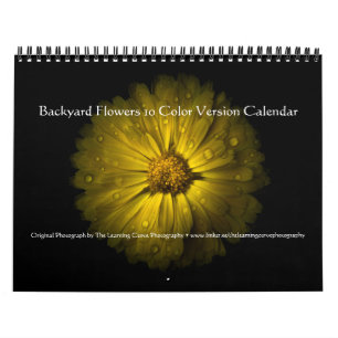 Calendrier Fleurs de jardin 10 Version couleur