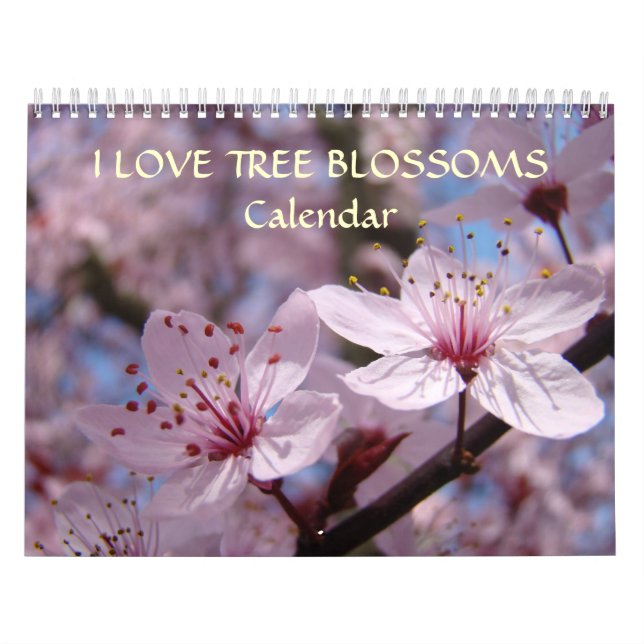 Calendrier Fleurs de l'Arbre Rose Fleurs Blanches  (Protection)