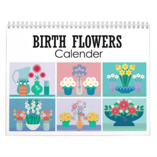 Calendrier Fleurs de naissance