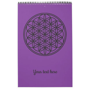 Calendrier FLEURS DE VIE - Symbole de géométrie sacrée plan 1