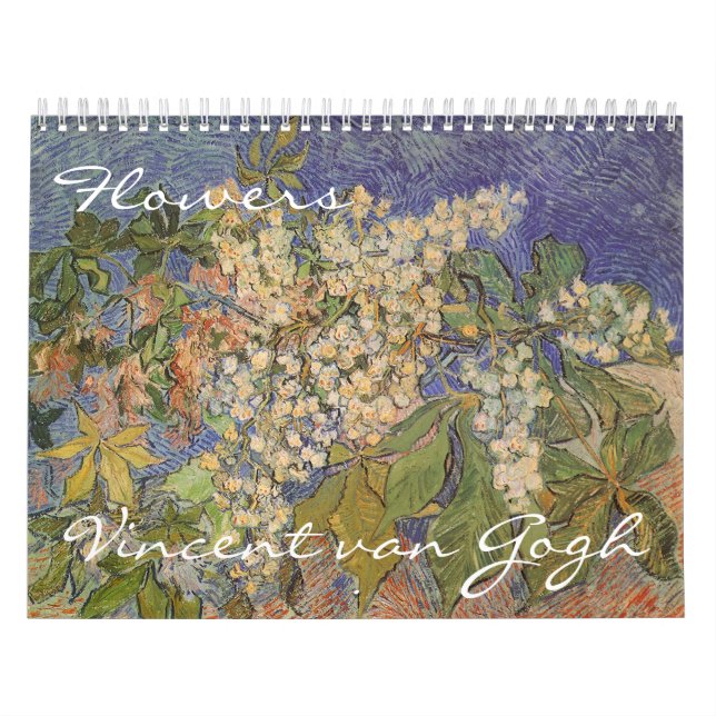 Calendrier Fleurs de Vincent van Gogh, Art post-impressionnis (Protection)