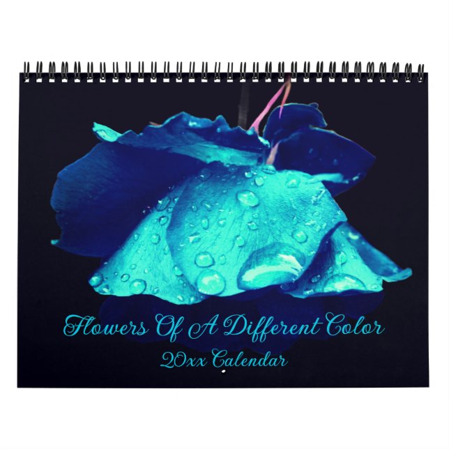 Calendrier Fleurs d'une couleur différente (Protection)