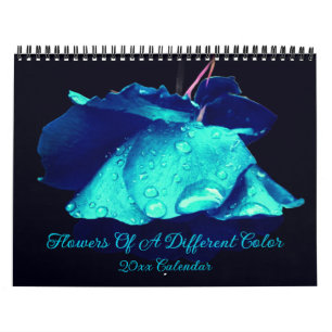 Calendrier Fleurs d'une couleur différente