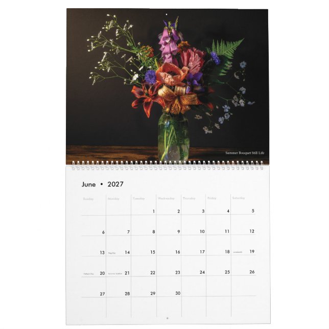 Calendrier Fleurs et oiseaux 2022 (Jun 2027)