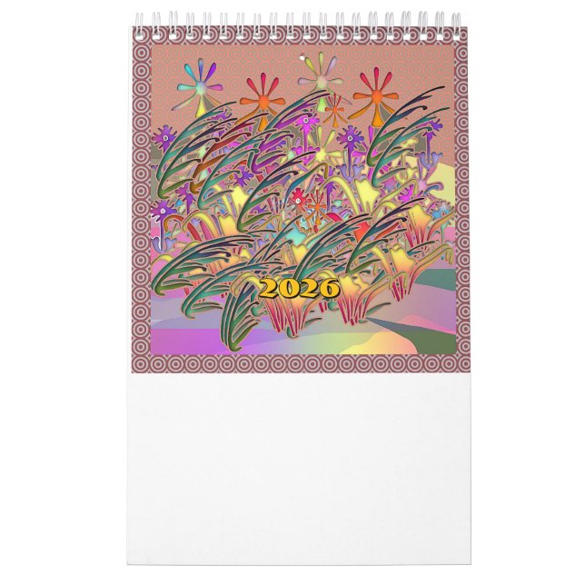 Calendrier Fleurs florales Galore (Protection)