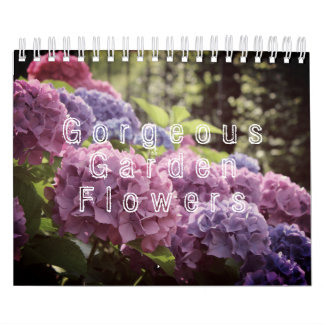 Calendrier Fleurs Jardins magnifiques
