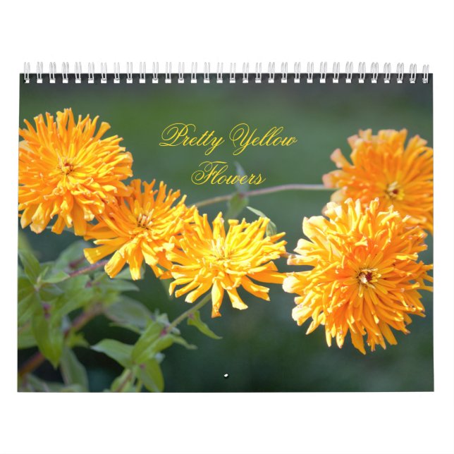 Calendrier Fleurs Jaunes  (Protection)