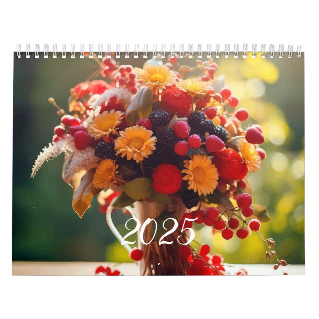 Calendrier Fleurs lumineuses 2025 (Protection)
