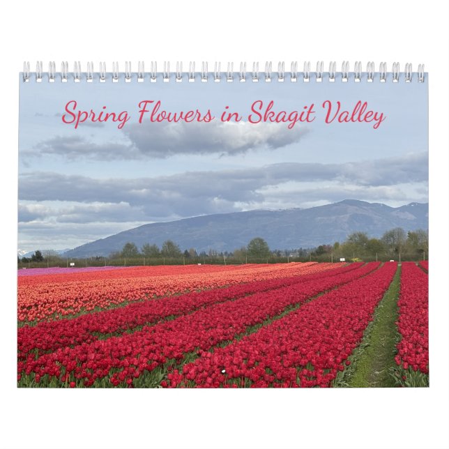 Calendrier Fleurs printanières dans la vallée de Skagit, État (Protection)