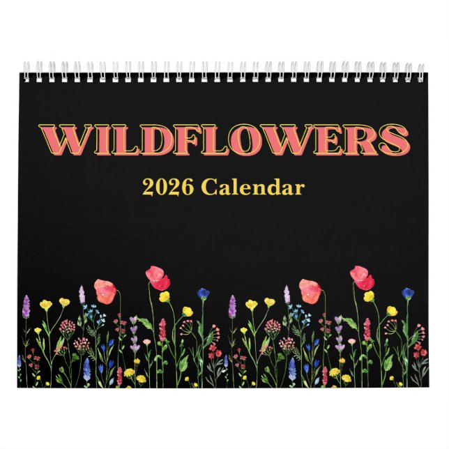 Calendrier Fleurs Sauvages 2026 (Protection)