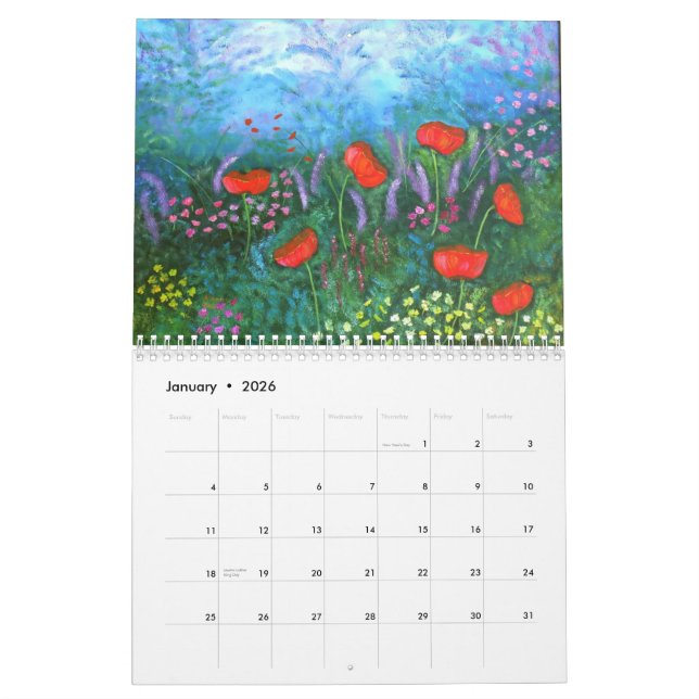 Calendrier floral (Jan 2026)