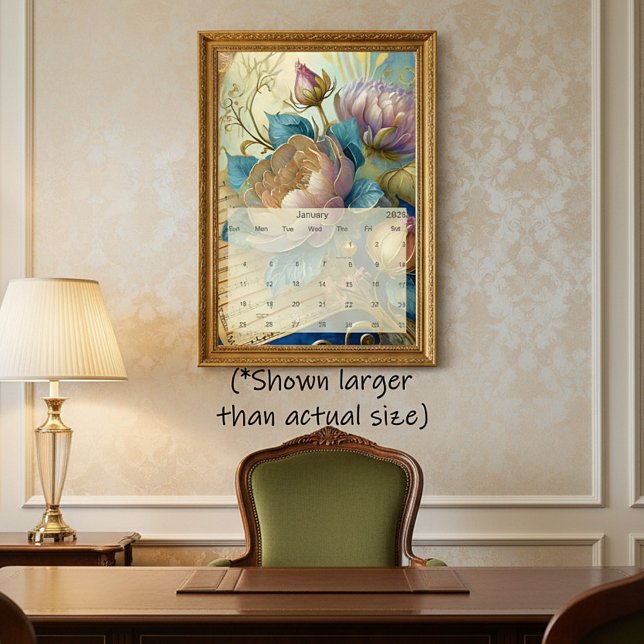 Calendrier floral baroque (Créateur téléchargé)