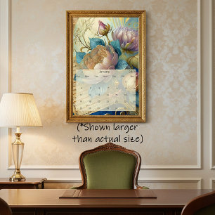 Calendrier floral Boroque