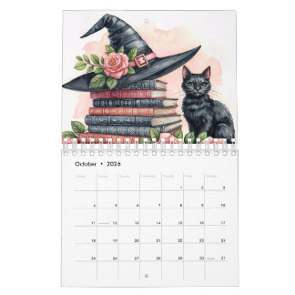 Calendrier Floral Cats - Watercolor Portraits Calendar