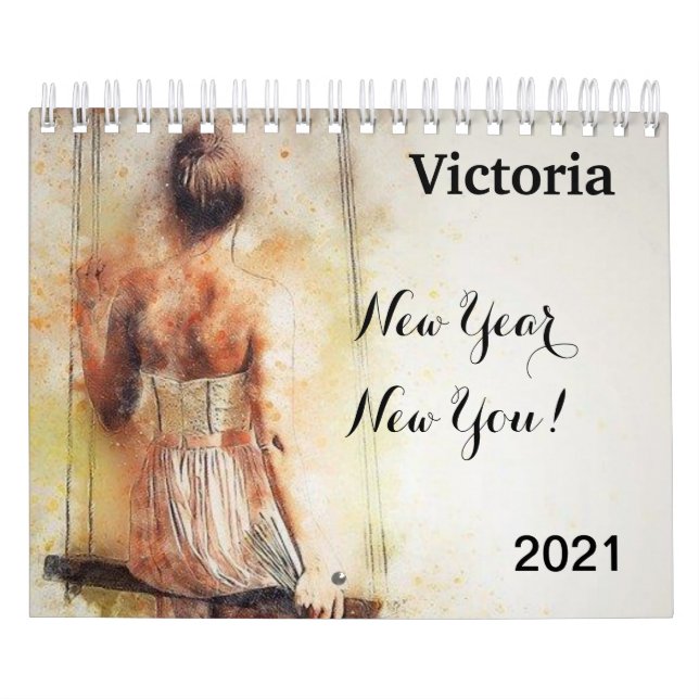 Calendrier Floral coloré 2021 (Protection)