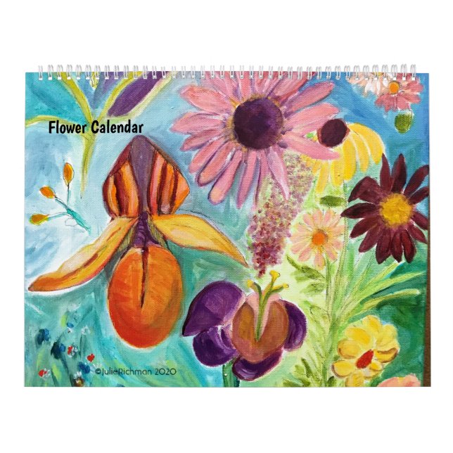 Calendrier floral des dessins originaux (Protection)