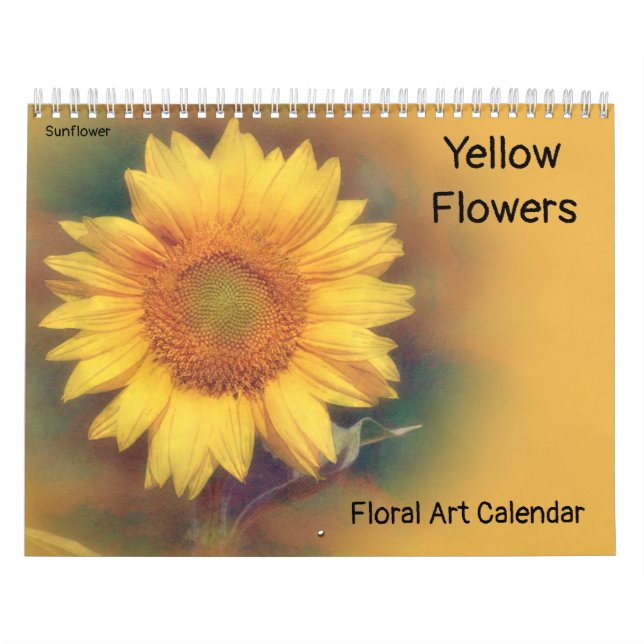 Calendrier Floral Fleurs Jaunes (Protection)