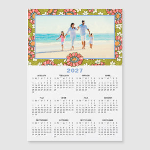 Calendrier Floral Rétro sur Mesure 2027