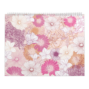 Calendrier Floral sans joint