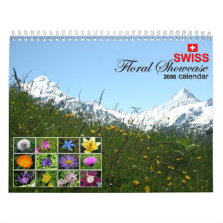 Calendrier floral suisse de l'étalage 2008
