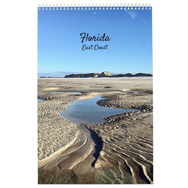 Calendrier Floride Les plages de la côte Est Backwater Nature (Protection)