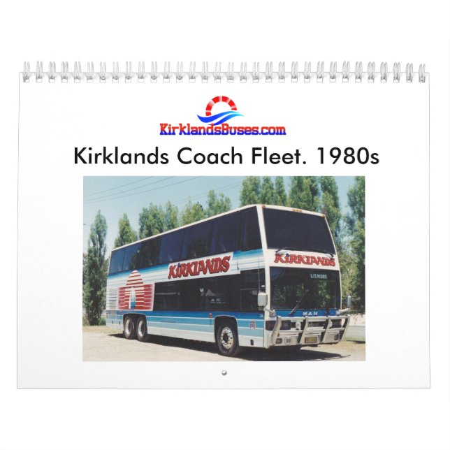 Calendrier Flotte d'autobus et d'entraîneur de Kirklands (Protection)