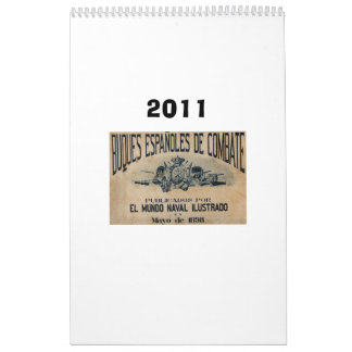 Calendrier Flotte espagnole 1898