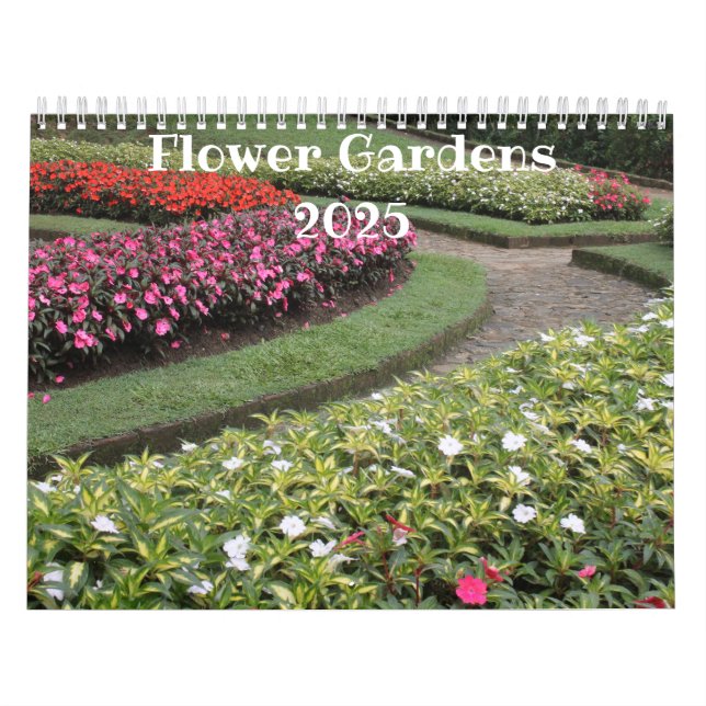 Calendrier Flower Gardens 2025 (Protection)