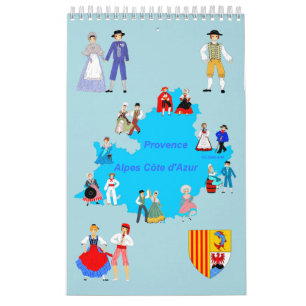 Calendrier Folklore de PACA, France