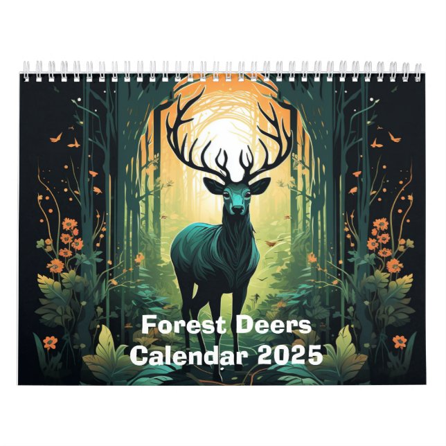 Calendrier Forest Deers 2025 (Protection)