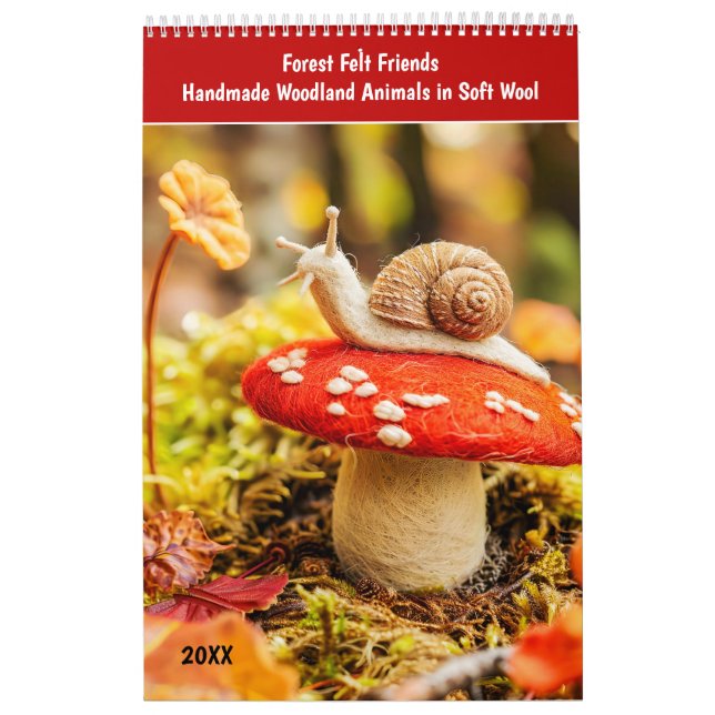 Calendrier Forest Felt Friends – Bois fait main (Protection)