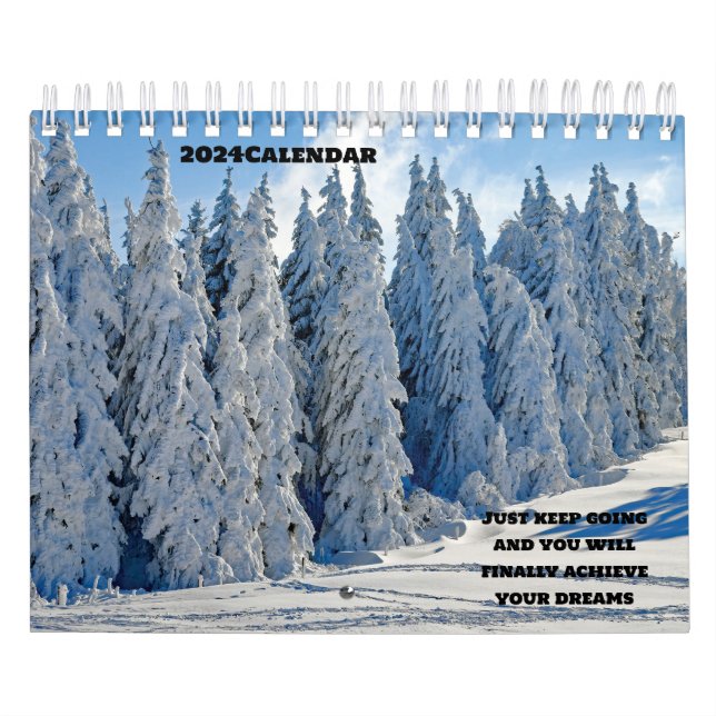 Calendrier Forêt de quatre saisons 2024 (Protection)