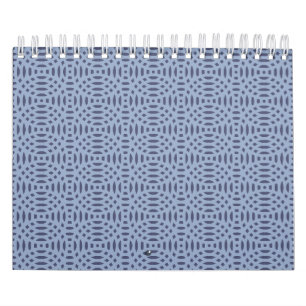 Calendrier formes circulaires motif sans couture