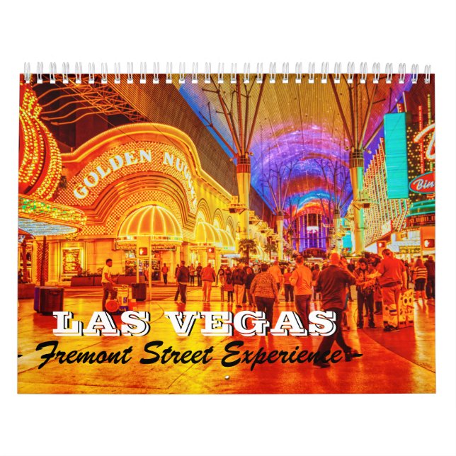 Calendrier Fremont Street Vivez Las Vegas (Protection)