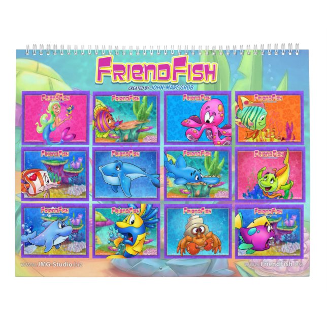 Calendrier FriendFish 2021 (Dos)