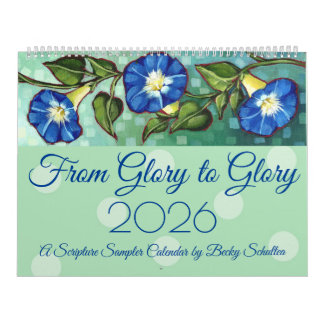 Calendrier "From Glory to Glory" 2026 Scripture Calendar