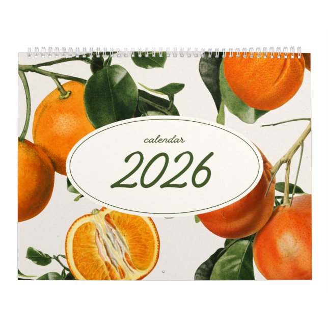 Calendrier Fruit 2026 (Protection)