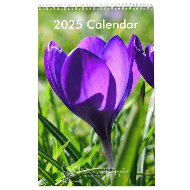 Calendrier Full Bloom 2025 Calendar one-page medium (Protection)